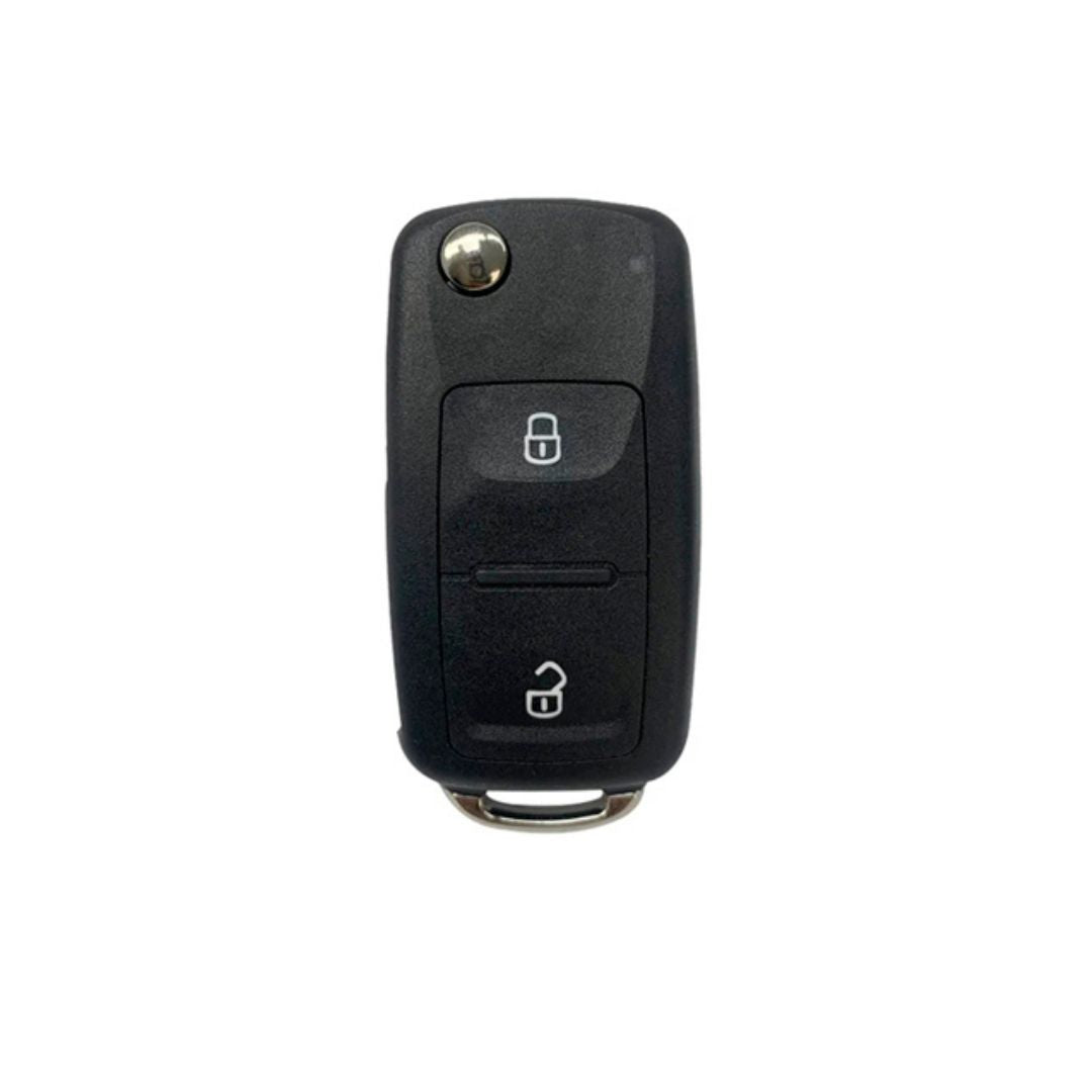 Taske til Volkswagen Polo, Tiguan, Passat, Golf, Jetta, Lavida (2 knapper)