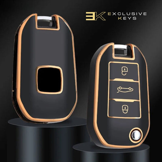Fodral till Peugeot 208, 3008, 308, 508, 408, 2008, 307, 4008 (bagageknapp)